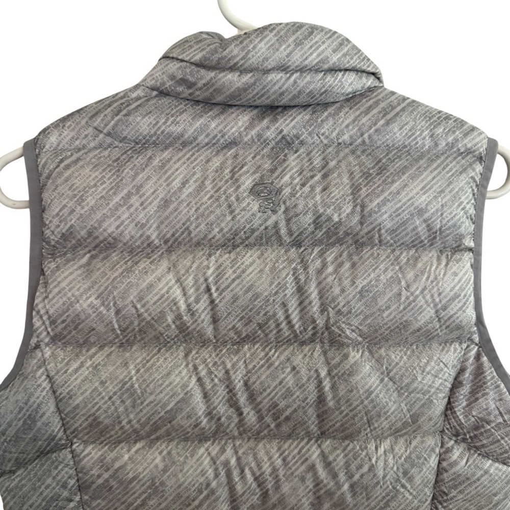 Mountain Hardwear Women's Gray Down Vest size medium - Picture 6 of 12